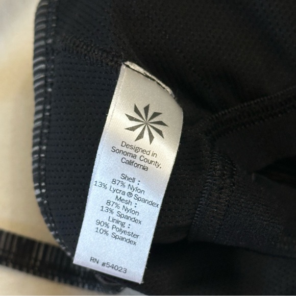 Athleta Barre Up Bralette Longline Sports Bra Small Black Pilates Yoga Gym‎ - Picture 5 of 7